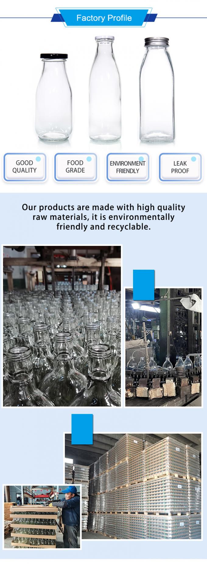 500 ml garrafa de sumo transparente recipientes de vidro hermético de sumo impressão em decal 2