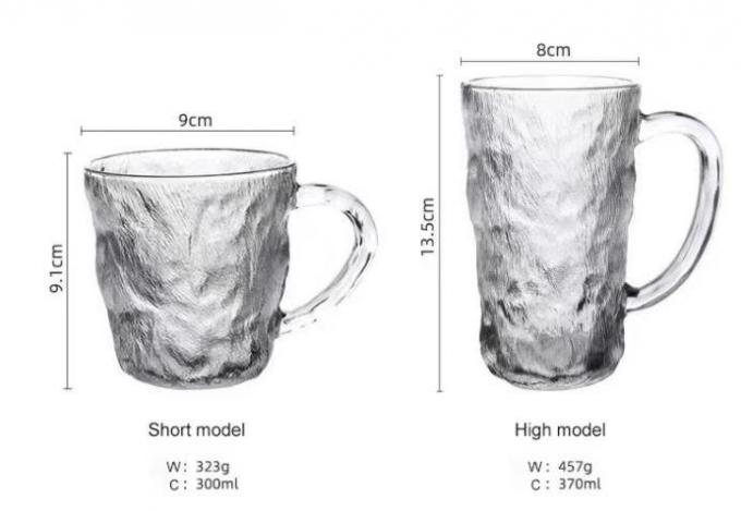 300 ml Glacier Glass Tumbler Stein Beer Mug Juice Café Bebida 3