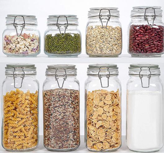 200 ml frascos de vidro para armazenamento de chá, café, açúcar, latas para embalagens alimentares 1