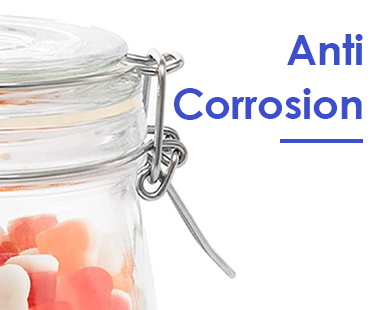 Frascos de vidro de congelamento personalizados Frascos de armazenamento de alimentos herméticos de alvenaria com tampa flip top 4