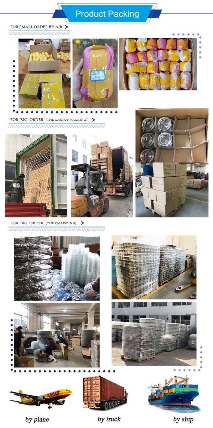 pasta vidro vazio recipientes de armazenamento quadrado com tampas de madeira 2