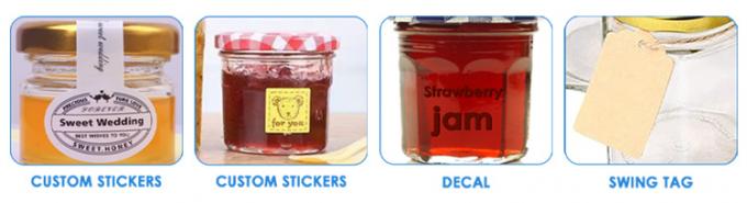 Preço da fábrica Jar de armazenamento de embalagens de alimentos transparentes Jar de vidro redondo de vários tamanhos 8