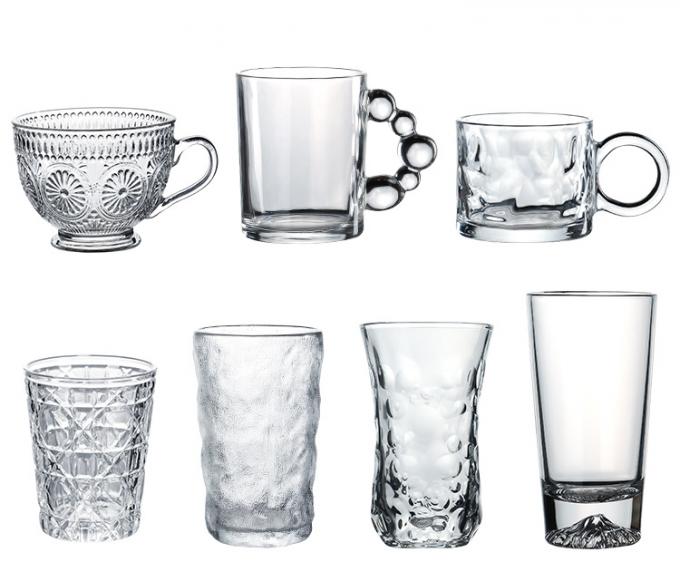 Sublimação Blank Modern Drinking Glasses Engraved Whisky Tumbler para publicidade promocional 0