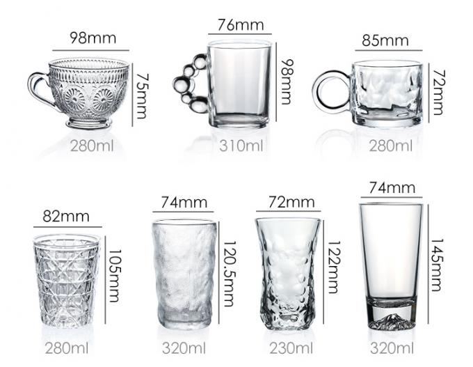 Sublimação Blank Modern Drinking Glasses Engraved Whisky Tumbler para publicidade promocional 2