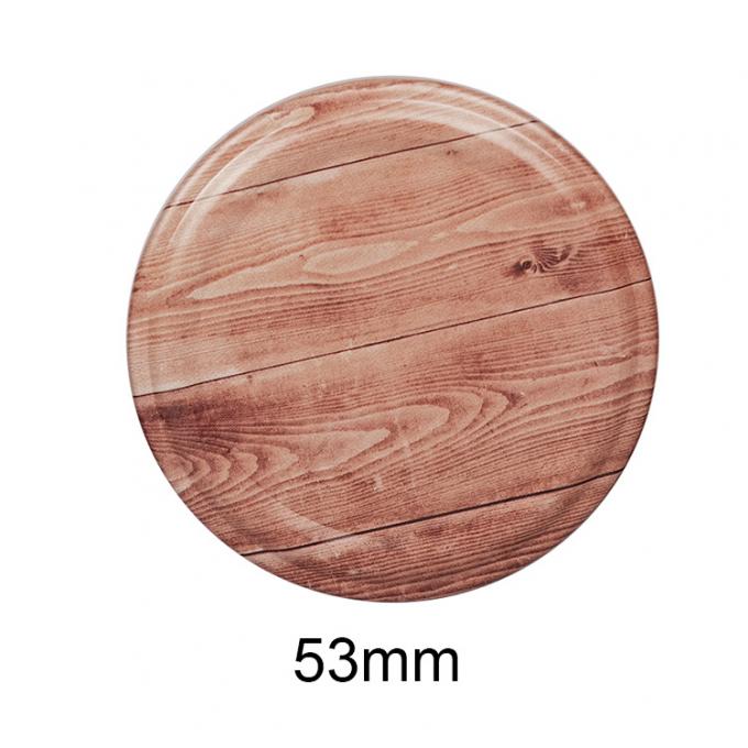 Copo de plástico de lata de alumínio tampa de boca larga 38mm 43mm 48mm 8