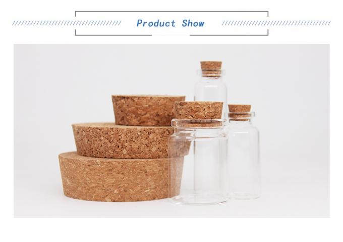 Baixo MOQ Candelas em estoque Cobertas de madeira Corks Stopper 0