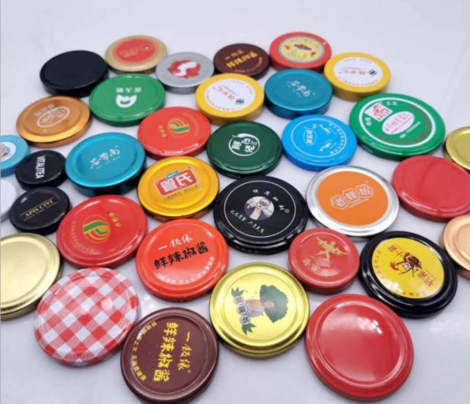 Metal Twist Off Caps Jar de Leite Lug Canning Covers Para garrafa Crown ODM 5