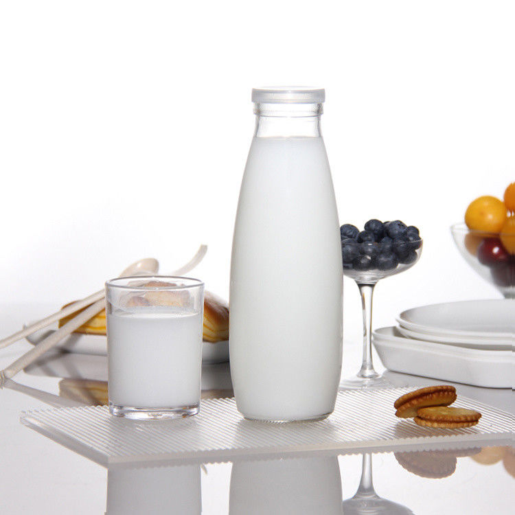 Preço de fábrica 200ml 250ml 350ml 500ml 1000ml garrafa de molho de vidro com tampa de plástico com tampa de parafuso