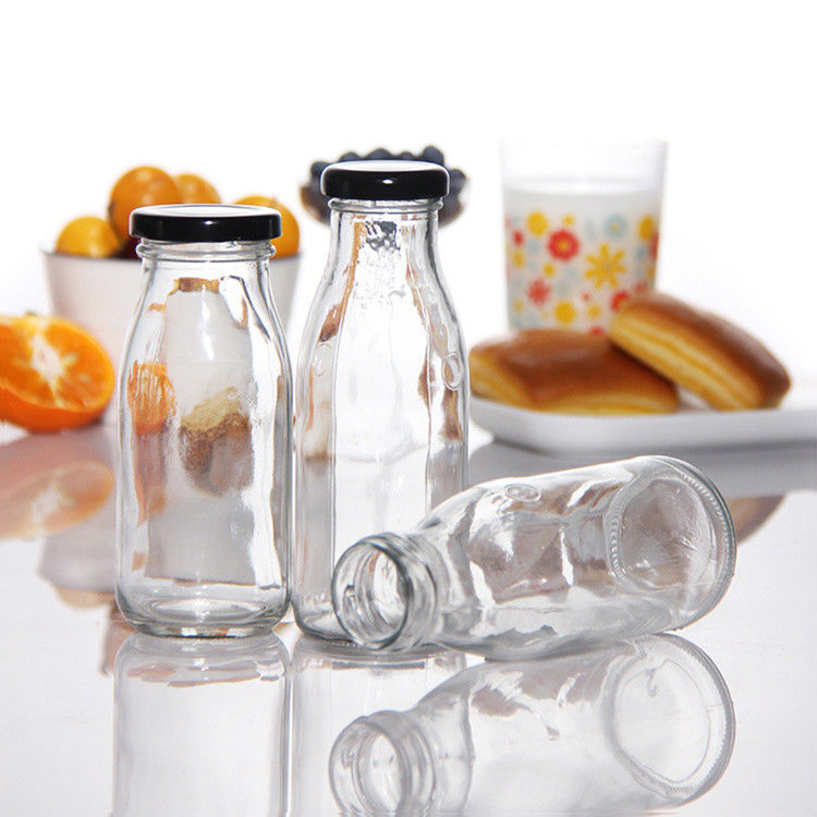Preço de fábrica 200ml 250ml 350ml 500ml 1000ml garrafa de molho de vidro com tampa de plástico com tampa de parafuso