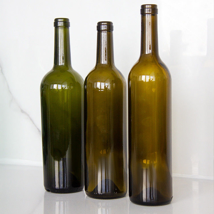 Garrafa de vinho de vidro colorido 500ml 700ml 750ml 1500ml