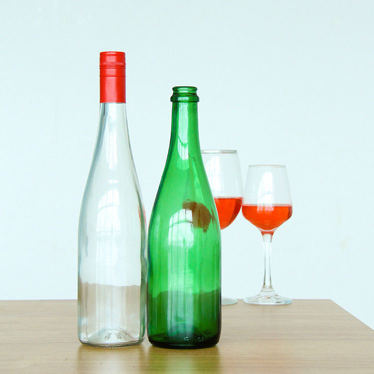 Garrafa de Whisky Vazio Vodka 500 ml 750 ml Garrafa de Vinho de Vidro Frigorífico