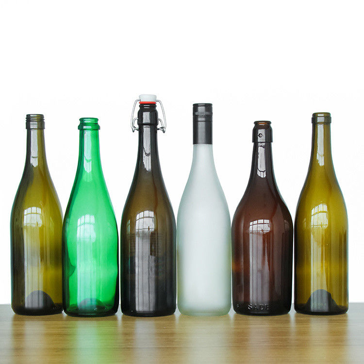 Garrafa de Whisky Vazio Vodka 500 ml 750 ml Garrafa de Vinho de Vidro Frigorífico