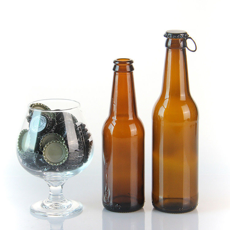 Garrafas de vidro de licor Garrafas de vinho de vidro claro preto 500 ml 750 ml para uísque Champagne cerveja Brandy