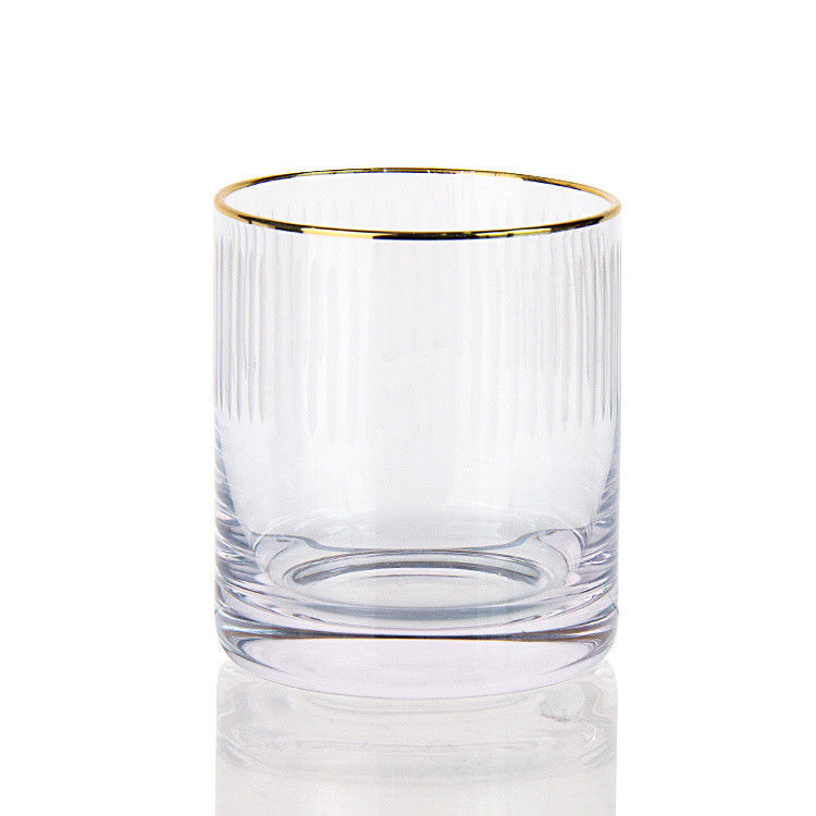 7.5oz Modern Drinking Glasses Graved Whiskey Tumbler Crystal Cup para beber Bourbon