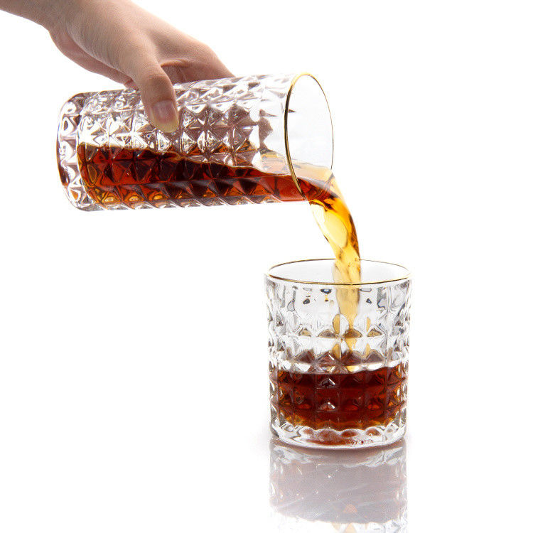 300ml Whiskey Shot Gelas de Bebida Copo Conjunto de Presente Colorido