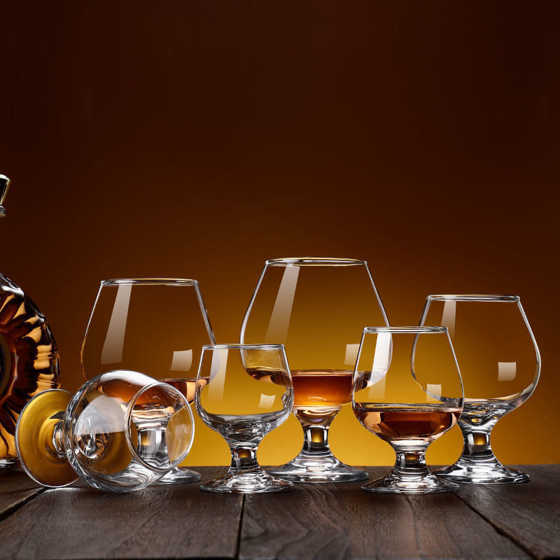 12 oz Cognac Brandy Clear Glass Goblet Glassware para beber vinho tinto
