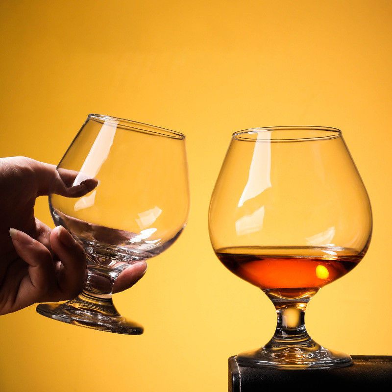 Cognac de caule curto Brandy Cristal de vidro Copo de Cristal