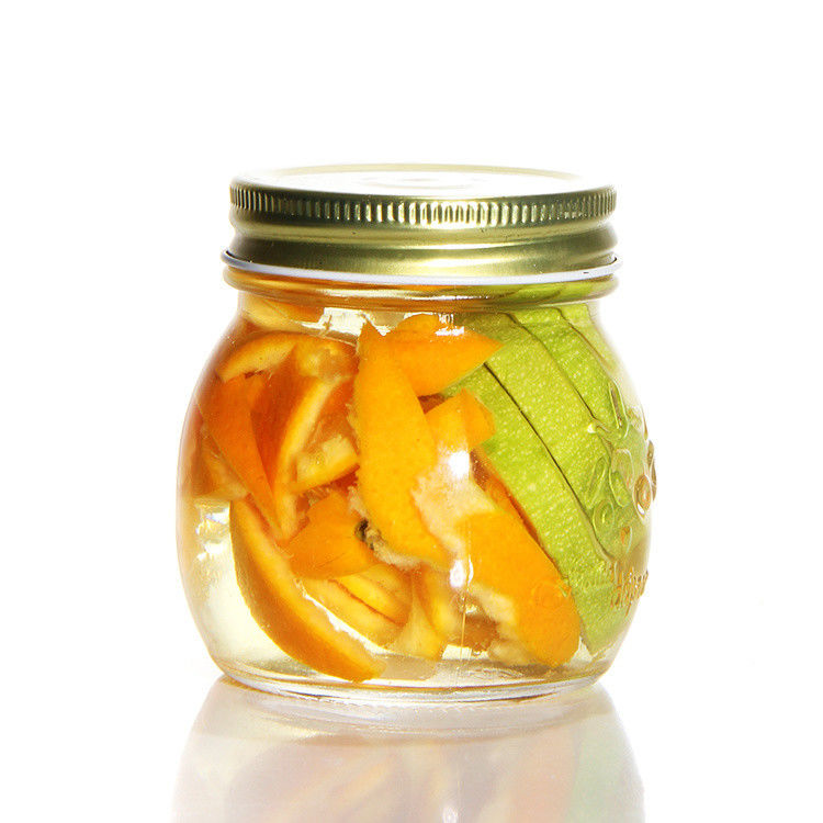 Produzido Vários Tamanhos Custom Cozinha Vidro Armazenamento de Alimentos Vidro Mason Jar Para Biscoitos Especias doces