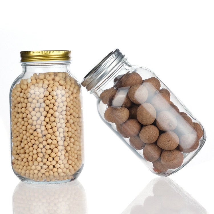 Novo design rodada 45 ml 12 oz 14 oz diferentes tamanhos frasco de vidro Mason Para armazenamento de alimentos