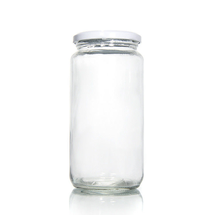 Alta Qualidade 45Ml 100Ml 150Ml 350Ml 450Ml Garrafas de Vidro Com Cobertura Metálica