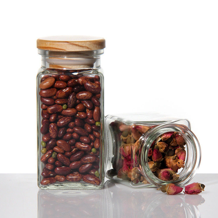 Chá doce açúcar vidro frascos de café recipientes com tampa de cortiça 750 ml ODM