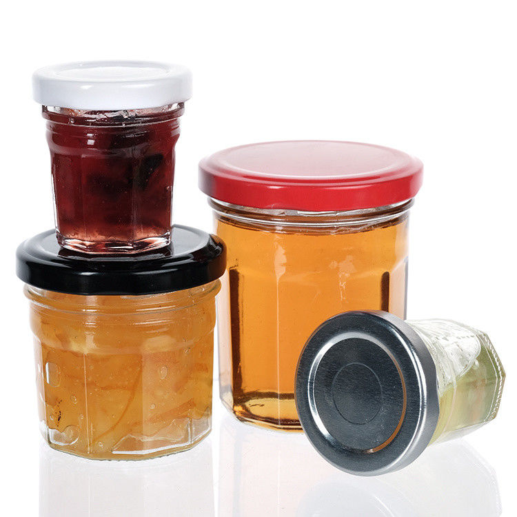 Preço da fábrica Jar de armazenamento de embalagens de alimentos transparentes Jar de vidro redondo de vários tamanhos