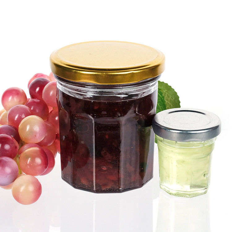 Preço da fábrica Jar de armazenamento de embalagens de alimentos transparentes Jar de vidro redondo de vários tamanhos