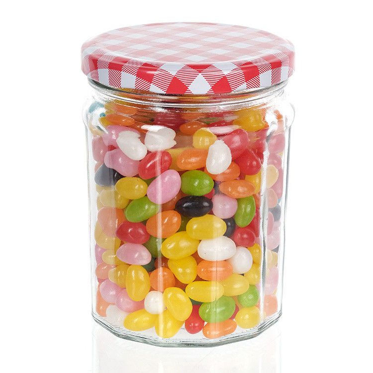 Preço da fábrica Jar de armazenamento de embalagens de alimentos transparentes Jar de vidro redondo de vários tamanhos