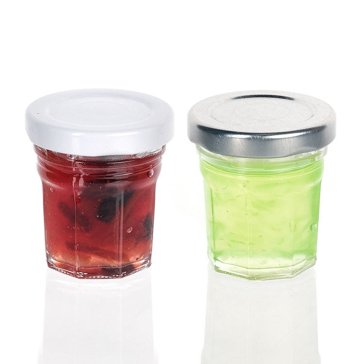 Concha de vidro de armazenamento de mel de alta qualidade customizada 370ml 500ml Para armazenamento