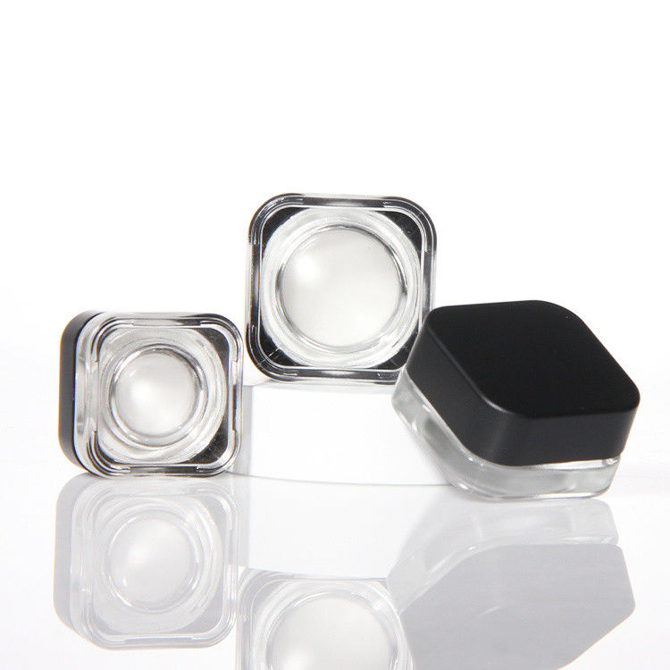 Embalagem da garrafa cosmética vazia 30 ml 50 ml 100 ml Vidro fosco frasco de creme para cuidados da pele com tampa branca e preta