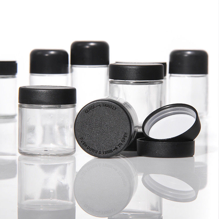Jarros de armazenamento de creme personalizados Jarros de creme vazios 1oz 2oz 3oz 4oz Lado direito