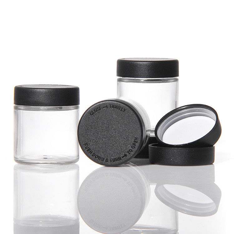 Jarros de armazenamento de creme personalizados Jarros de creme vazios 1oz 2oz 3oz 4oz Lado direito