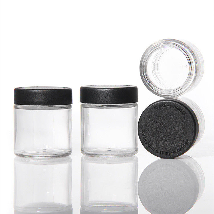 Jarros de armazenamento de creme personalizados Jarros de creme vazios 1oz 2oz 3oz 4oz Lado direito