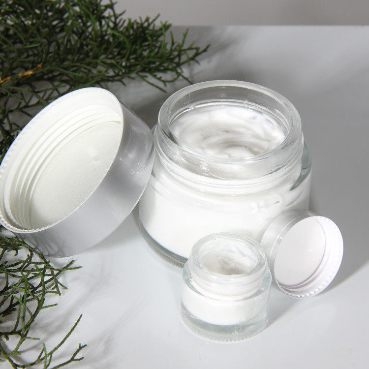 Cosméticos de luxo maquiagem de vidro frasco recipientes de embalagem conjunto vazio creme facial frasco conjunto de cuidados com a pele e packetic