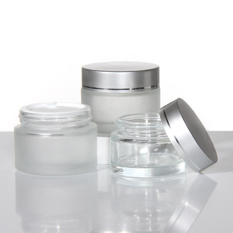 Cosméticos de luxo maquiagem de vidro frasco recipientes de embalagem conjunto vazio creme facial frasco conjunto de cuidados com a pele e packetic