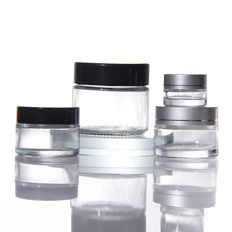 Cosméticos de luxo maquiagem de vidro frasco recipientes de embalagem conjunto vazio creme facial frasco conjunto de cuidados com a pele e packetic
