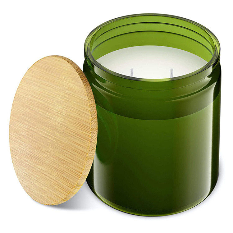 Alta Qualidade Varejo Oem Odm Aceitável 100ml 250ml Amber Jars de Candela de Vidro Para Candela