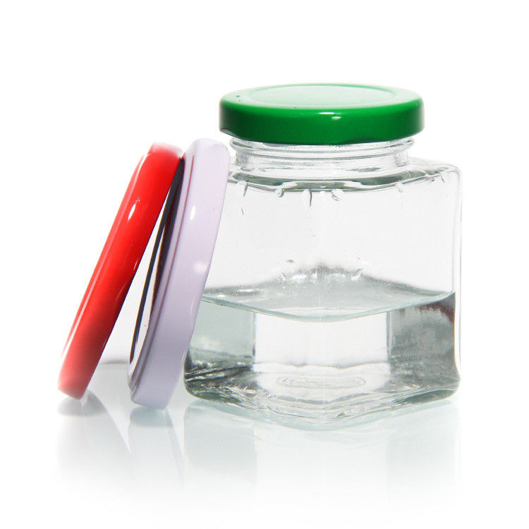 Gráfico de 63 mm 72 mm 82 mm Good Airtight Tinplate Food Storage Jar Coberturas de ferro para garrafa de armazenamento de vidro
