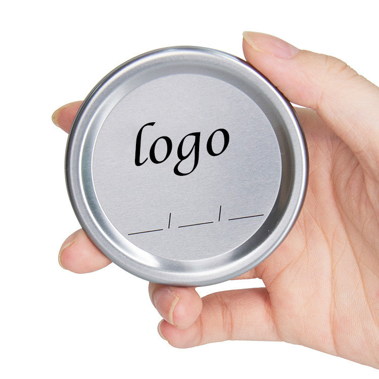 Forma personalizada 70mm 86mm Bulk Regular Silver Tinplate Lug Caps para casa de conservas
