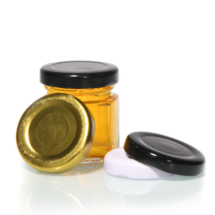 Embalagem de alimentos 20mm 38mm 48mm 63mm Design personalizado Torça a tampa do tubo de metal para garrafa de vidro