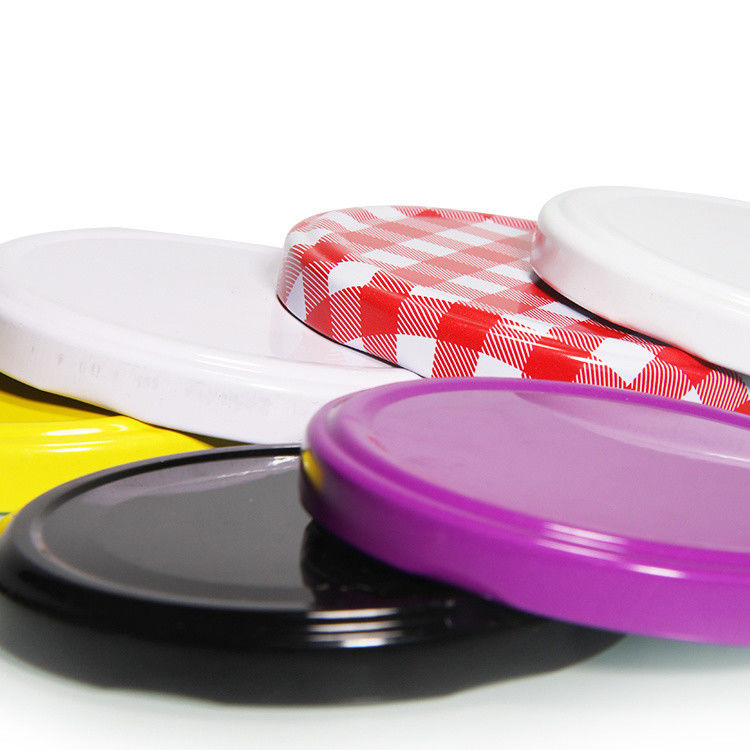 Embalagem de alimentos 20mm 38mm 48mm 63mm Design personalizado Torça a tampa do tubo de metal para garrafa de vidro
