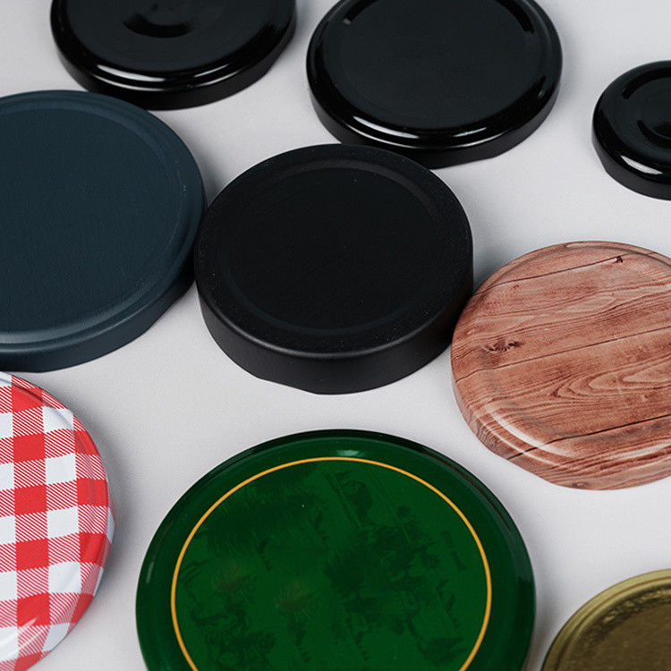 Metal Twist Off Caps Jar de Leite Lug Canning Covers Para garrafa Crown ODM