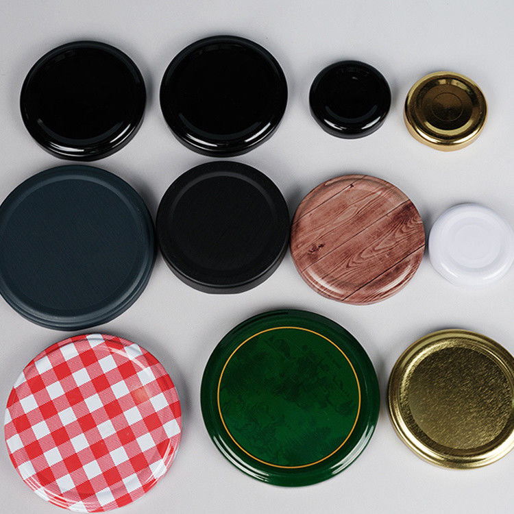 Metal Twist Off Caps Jar de Leite Lug Canning Covers Para garrafa Crown ODM