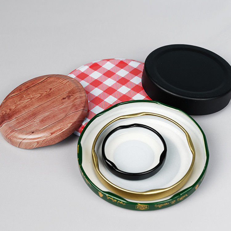 Metal Twist Off Caps Jar de Leite Lug Canning Covers Para garrafa Crown ODM