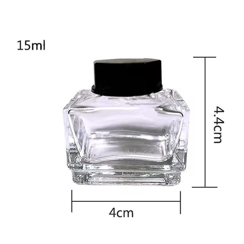 25 ml de garrafa de tinta antiga personalizada garrafas de tinta de vidro vintage vazias