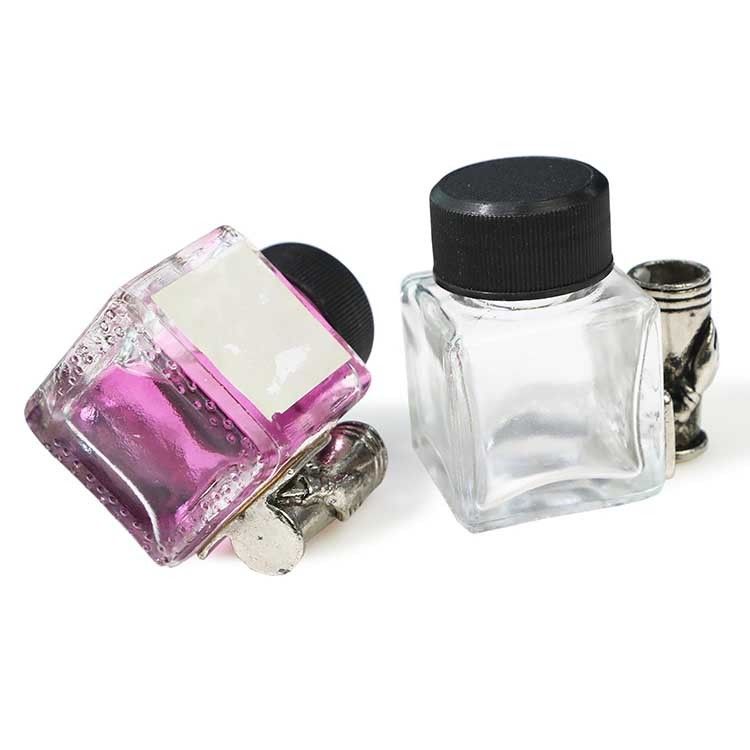 25 ml de garrafa de tinta antiga personalizada garrafas de tinta de vidro vintage vazias