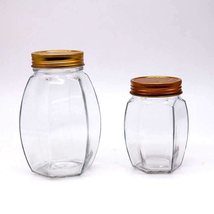 Durável Portátil 190ml 4oz 120ml 180ml Transparente Vaso de Vidro de Mel Para Molho de Marmelada de Chili Quente