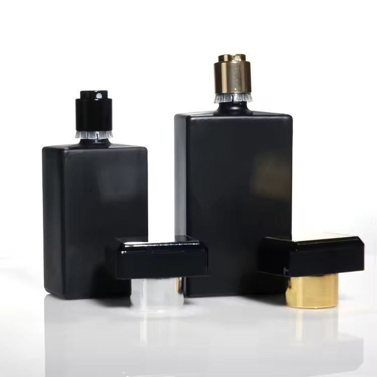 Fabricação personalizada de luxo Botelha de perfume Mulher 30ml 50ml 100ml Vidro Vazio Botelha de perfume de spray recarregável