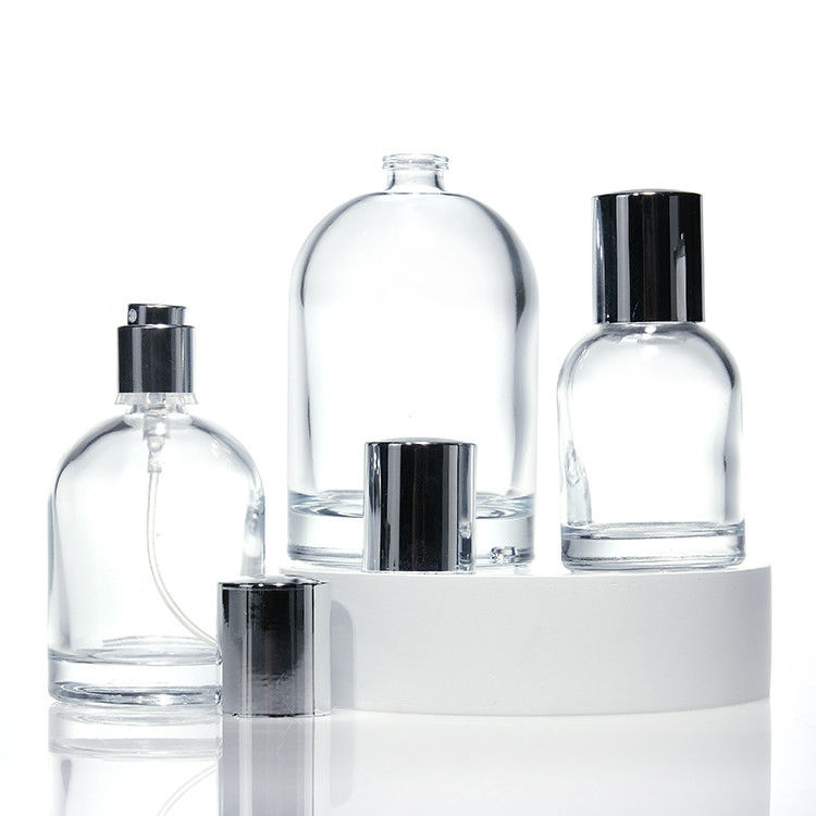 Logotipo personalizado de cilindro 30ml 50ml 100ml Vidro redondo frasco de perfume vazio com tampa e caixa magnética