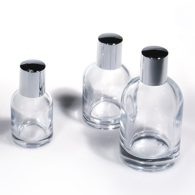 Logotipo personalizado de cilindro 30ml 50ml 100ml Vidro redondo frasco de perfume vazio com tampa e caixa magnética